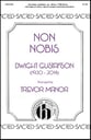 Non Nobis TTBB choral sheet music cover